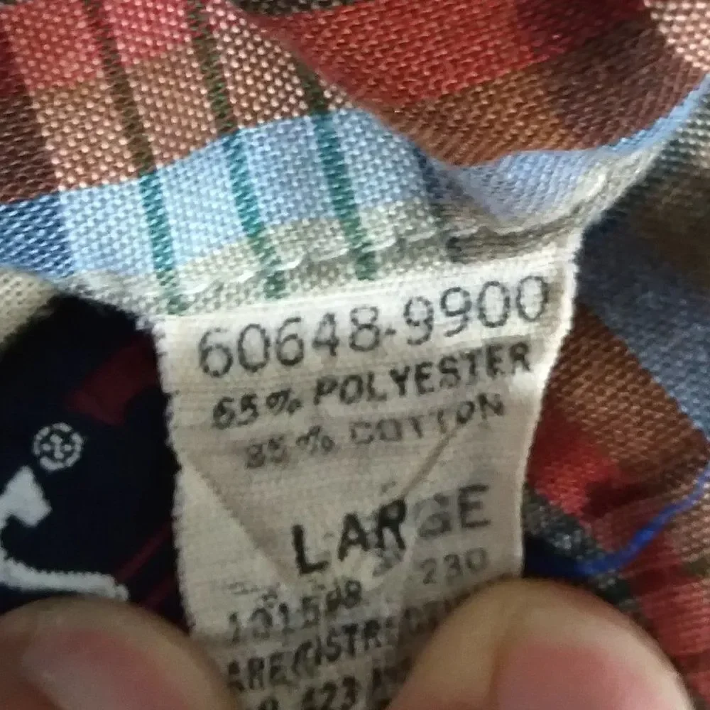 Vintage Levi's Plaid Pearl Snap Western Shirt